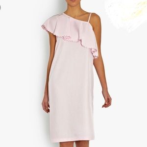Rodebjer Wepet Pink One Shoulder Dress